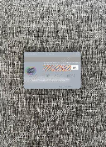 Peru Banco Banex mastercard photolook back